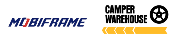 Mobiframe and Camper Warehouse logo